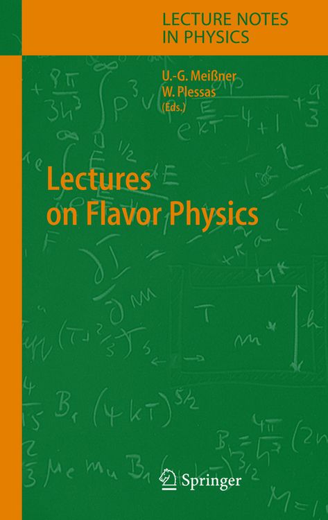 Produktbild: Lectures on Flavor Physics