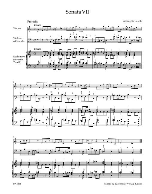 Produktbild: Sonaten f&uuml;r Violine und Basso continuo Opus V