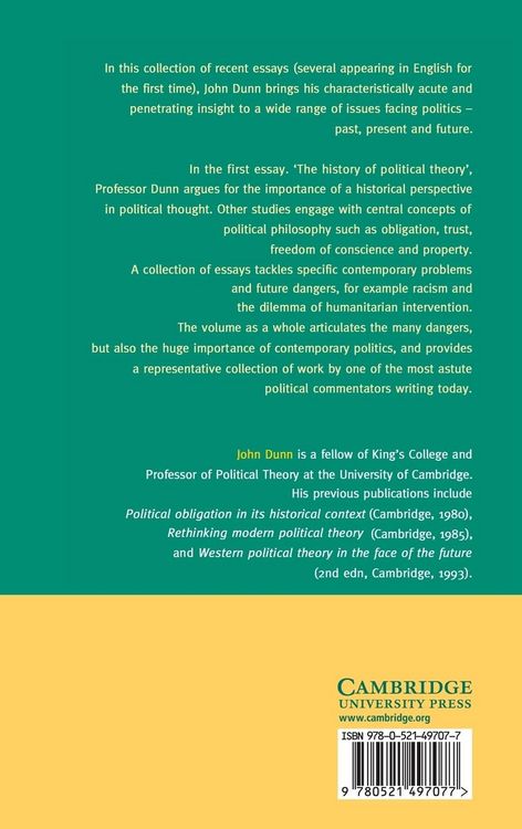 Produktbild: The History of Political Theory and Other Essays
