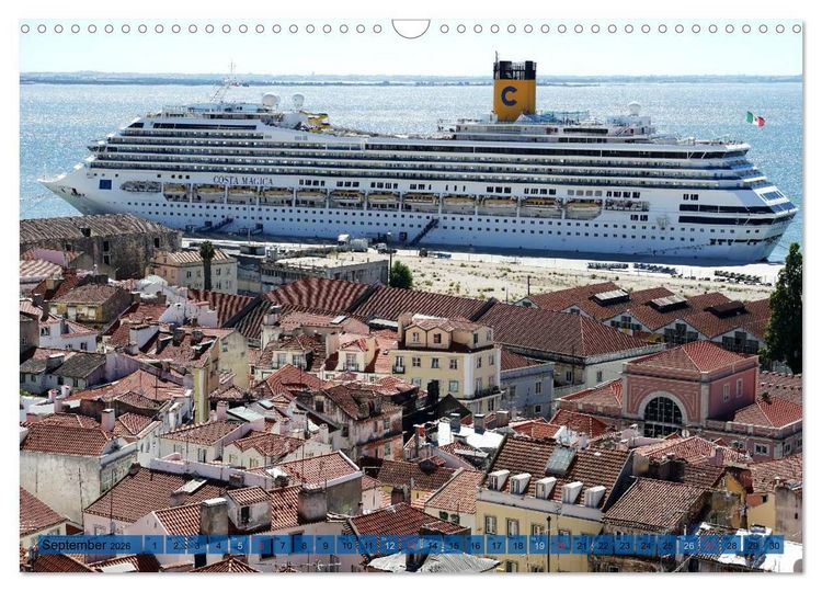 Produktbild: BlickPunkt Lissabon (Wandkalender 2026 DIN A3 quer), CALVENDO Monatskalender