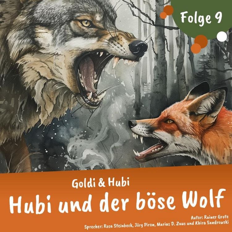 Produktbild: Einschlafgeschichten f&uuml;r Kinder ab 3 Jahren | Goldi & Hubi &ndash; Hubi und der b&ouml;se Wolf (Staffel 2, Folge 9)
