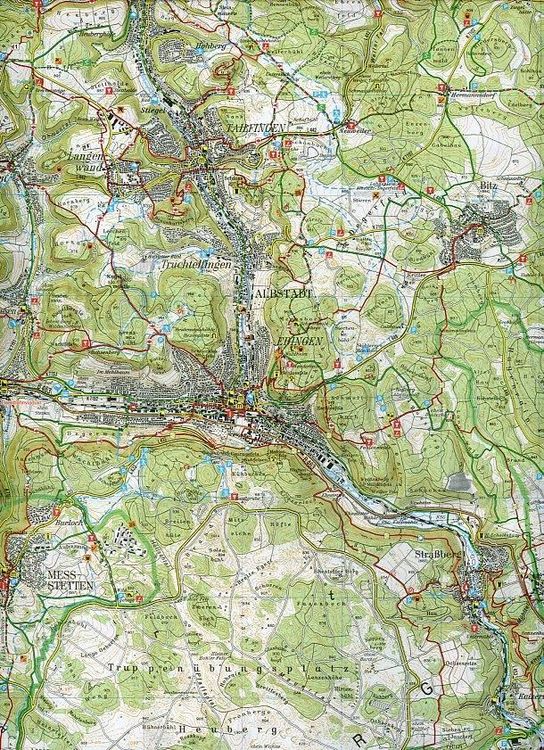 Produktbild: LGL BW 50 000 Freizeit Sigmaringen Naturpark Obere Donau