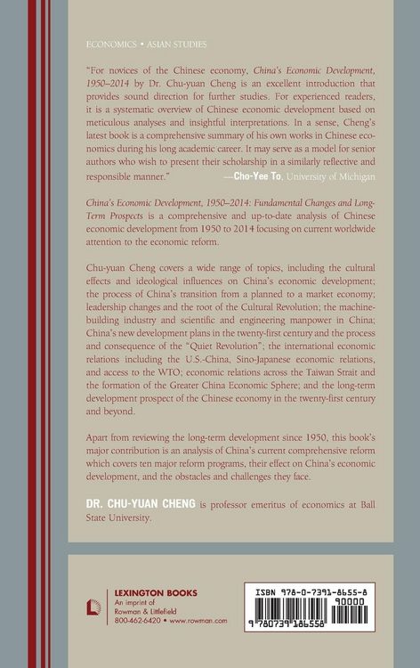 Produktbild: China's Economic Development, 1950-2014