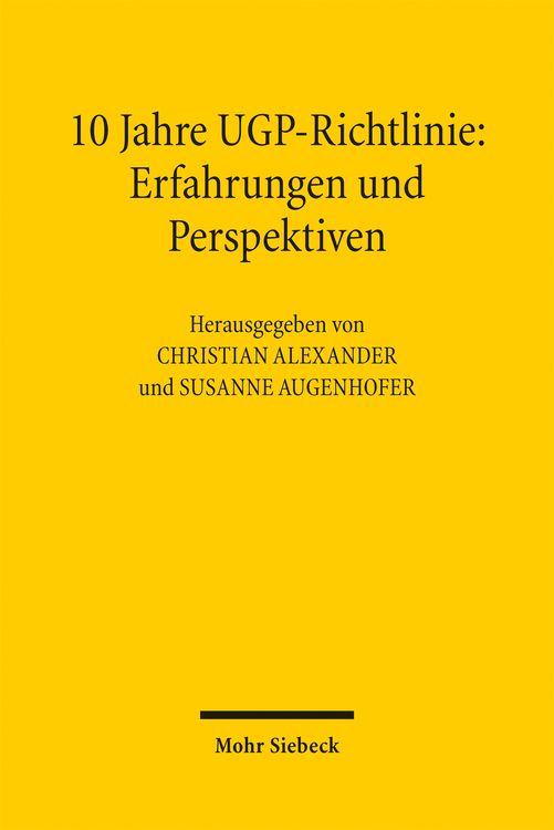 Produktbild: 10 Jahre UGP-Richtlinie