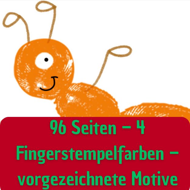 Produktbild: Fingerstempeln. Bastelblock Tiere