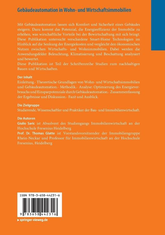 Produktbild: Geb&auml;udeautomation in Wohn- und Wirtschaftsimmobilien