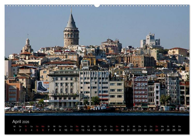 Produktbild: Istanbul Highlights (Wandkalender 2026 DIN A2 quer), CALVENDO Monatskalender
