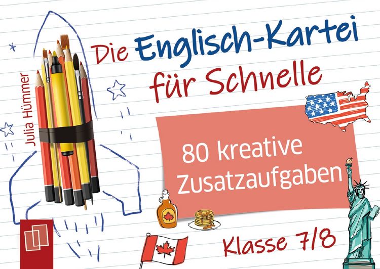 Produktbild: Die Englisch-Kartei f&uuml;r Schnelle - Klasse 7/8