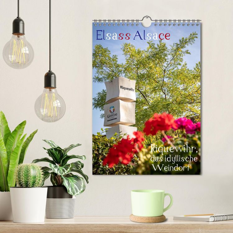 Produktbild: Elsass Alsace Riquewihr, das idyllische Weindorf (Wandkalender 2026 DIN A4 hoch), CALVENDO Monatskalender