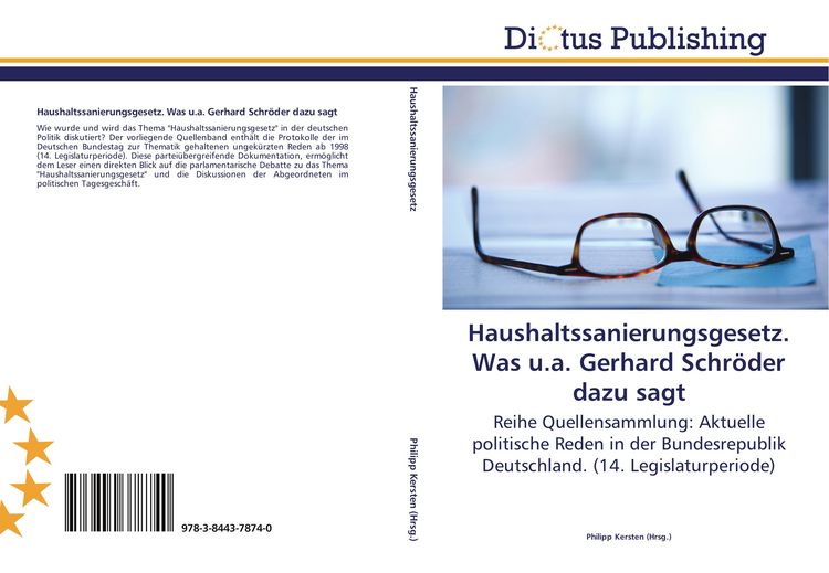 Produktbild: Haushaltssanierungsgesetz. Was u.a. Gerhard Schr&ouml;der dazu sagt