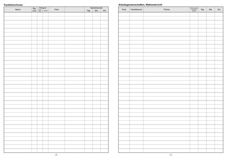 Produktbild: Klassenbuch "Standard", Umschlagfarbe: gelb