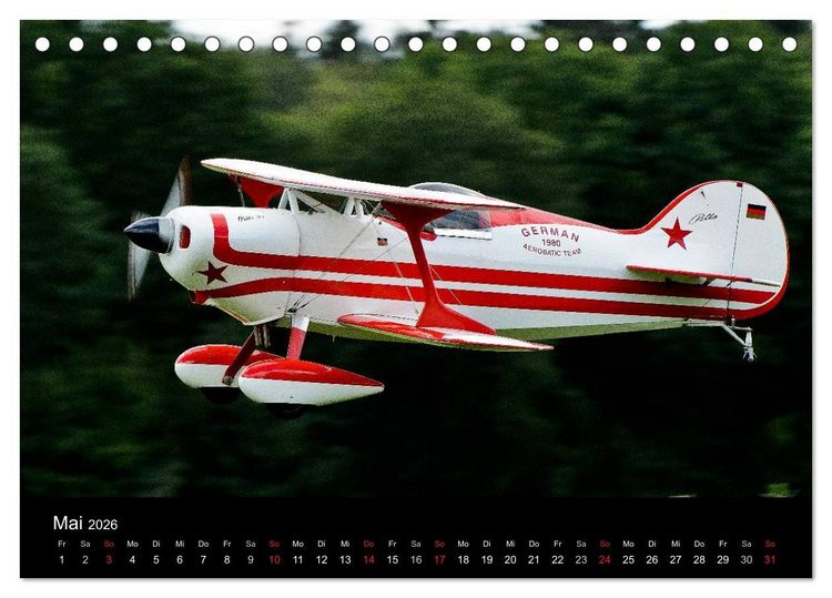 Produktbild: Modellflieger / CH-Version (Tischkalender 2026 DIN A5 quer), CALVENDO Monatskalender