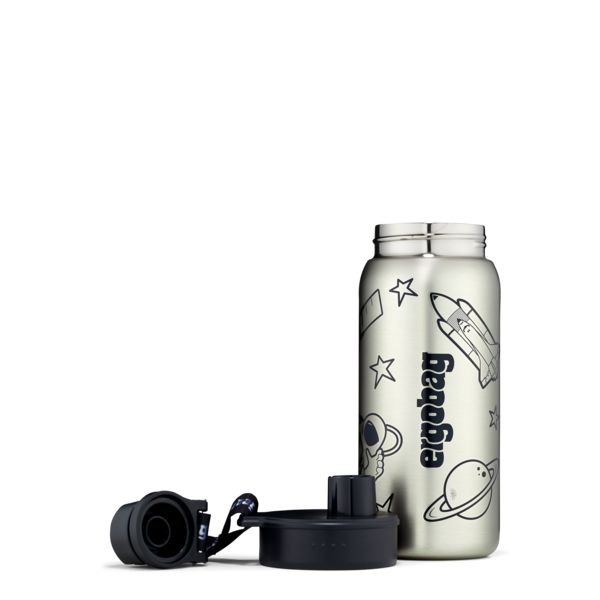 Produktbild: Ergobag Edelstahl Trinkflasche Schwarz