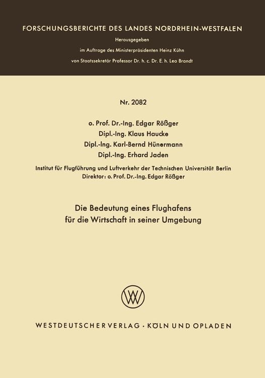 Produktbild: Die Bedeutung eines Flughafens für die Wirtschaft in seiner Umgebung