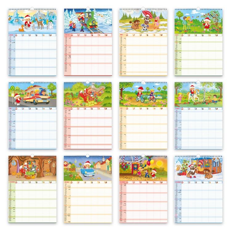 Produktbild: Trötsch Unser Sandmännchen XL-Familienplaner Familienkalender Unser Sandmännchen 2026