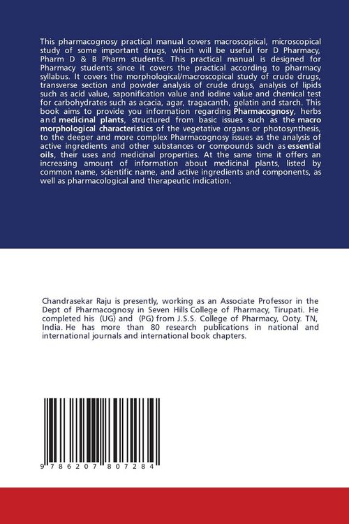 Produktbild: A Practical Handbook Of Pharmacognosy & Phytopharmaceuticals