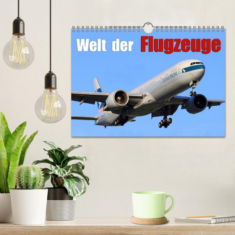 Produktbild: Welt der Flugzeuge (Wandkalender 2026 DIN A4 quer), CALVENDO Monatskalender