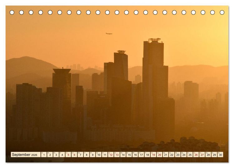 Produktbild: S&uuml;dkoreas Herbstf&auml;rbung (Tischkalender 2026 DIN A5 quer), CALVENDO Monatskalender