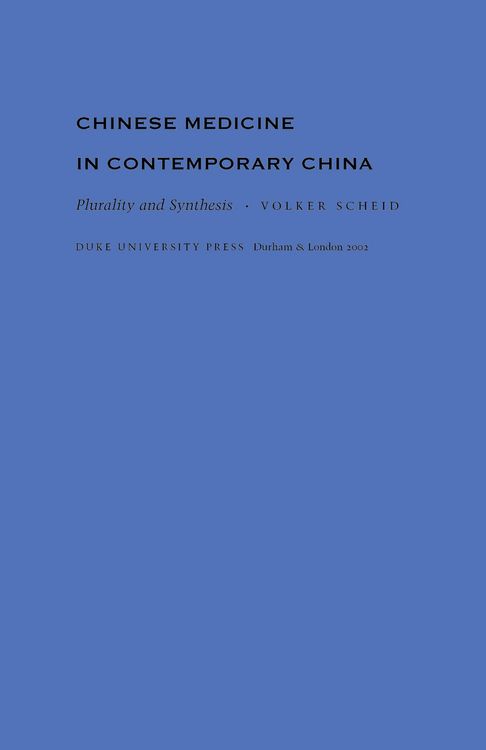 Produktbild: Chinese Medicine in Contemporary China