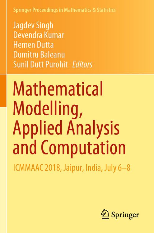 Produktbild: Mathematical Modelling, Applied Analysis and Computation