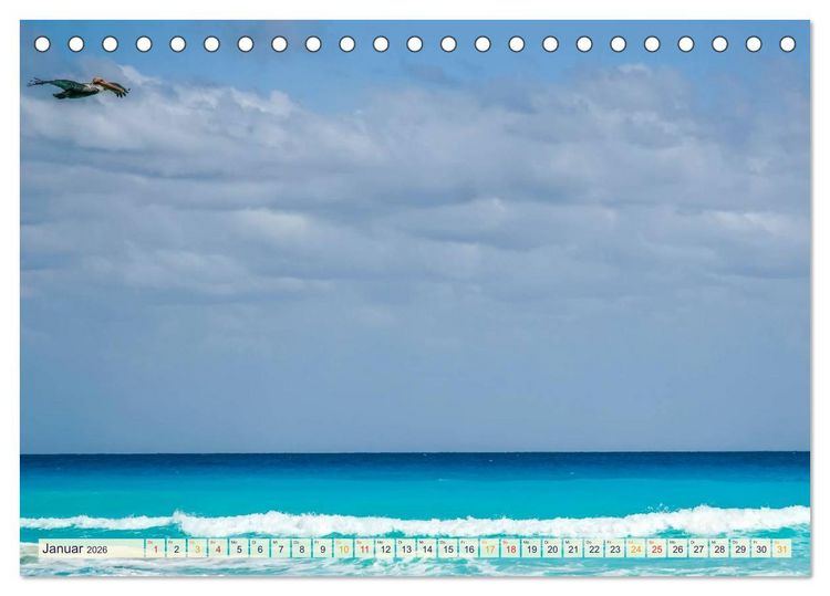 Produktbild: Kalender - selbst gestalten, Fotos selbst einkleben (Tischkalender 2026 DIN A5 quer), CALVENDO Monatskalender