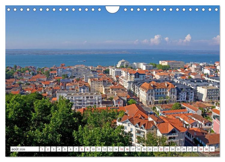 Produktbild: D&eacute;couvrir la r&eacute;gion Nouvelle-Aquitaine (Calendrier mural 2026 DIN A4 vertical), CALVENDO calendrier mensuel