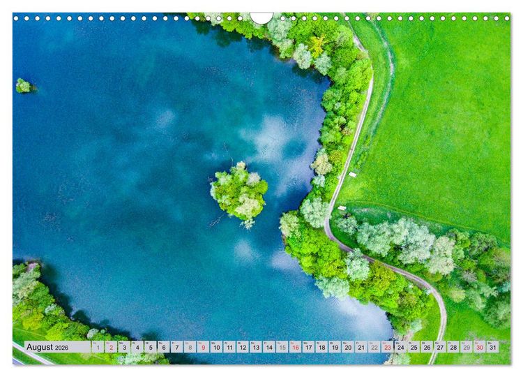 Produktbild: Ausblicke - Mittelhessen von Oben (Wandkalender 2026 DIN A3 quer), CALVENDO Monatskalender
