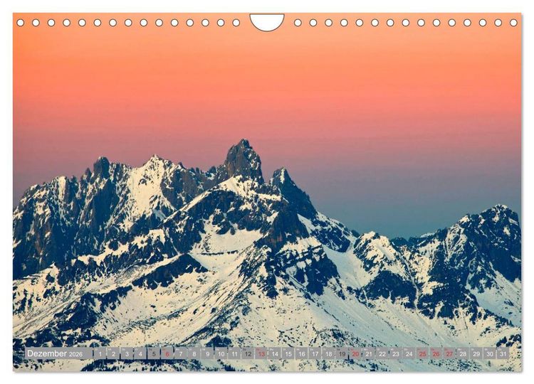 Produktbild: Die Bischofsm&uuml;tze im sch&ouml;nen Salzburger Land (Wandkalender 2026 DIN A4 quer), CALVENDO Monatskalender