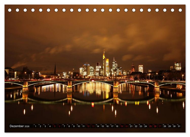 Produktbild: Main Frankfurt (Tischkalender 2026 DIN A5 quer), CALVENDO Monatskalender