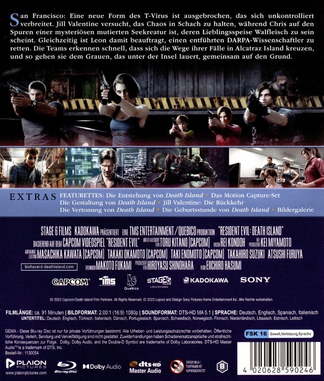Produktbild: Resident Evil: Death Island