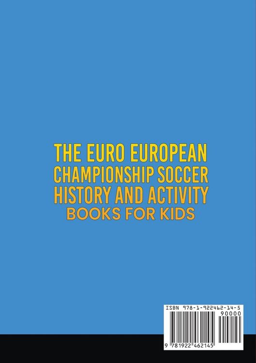 Produktbild: Euro European Championship Soccer History and Activity Books for Kids