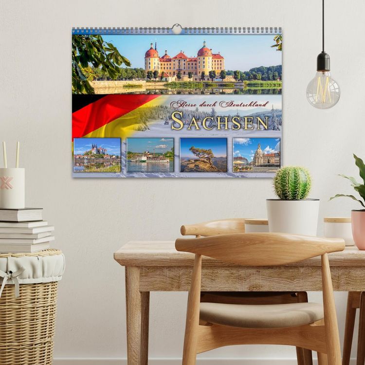 Produktbild: Reise durch Deutschland - Sachsen (Wandkalender 2026 DIN A3 quer), CALVENDO Monatskalender
