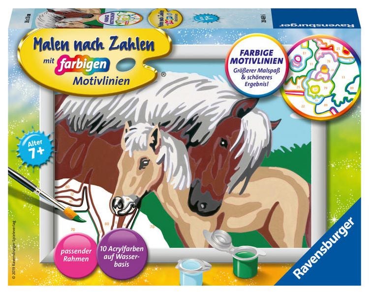 Bild vom Artikel Ravensburger - Malen nach Zahlen - Liebevolle Stute vom Autor 