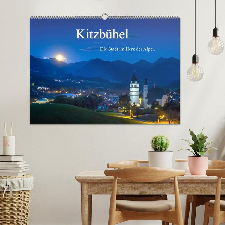 Produktbild: Kitzb&uuml;hel. Die Stadt im Herz der Alpen (Wandkalender 2026 DIN A2 quer), CALVENDO Monatskalender