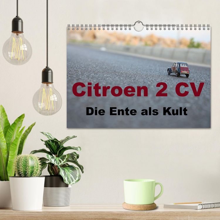 Produktbild: Citroen 2 CV Kult um die Ente (Wandkalender 2025 DIN A4 quer), CALVENDO Monatskalender