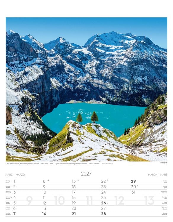 Produktbild: Alpen Kalender 2027