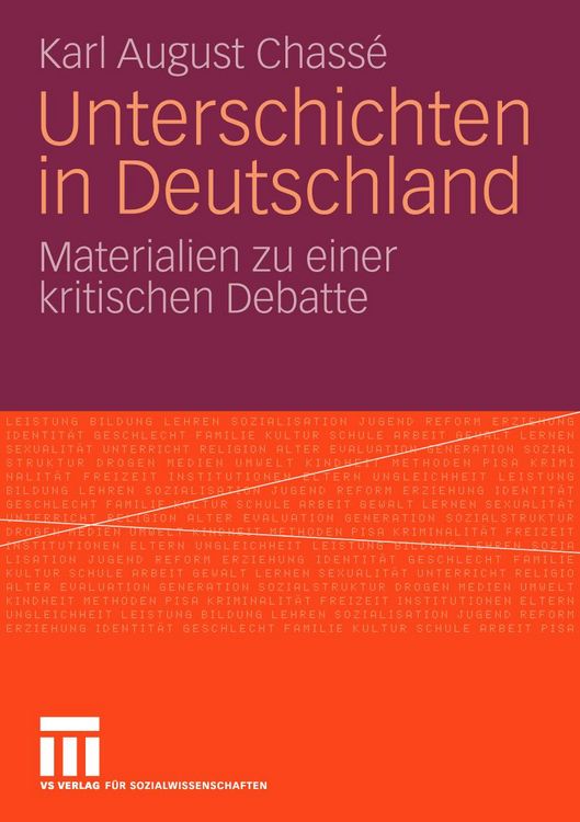 Produktbild: Unterschichten in Deutschland
