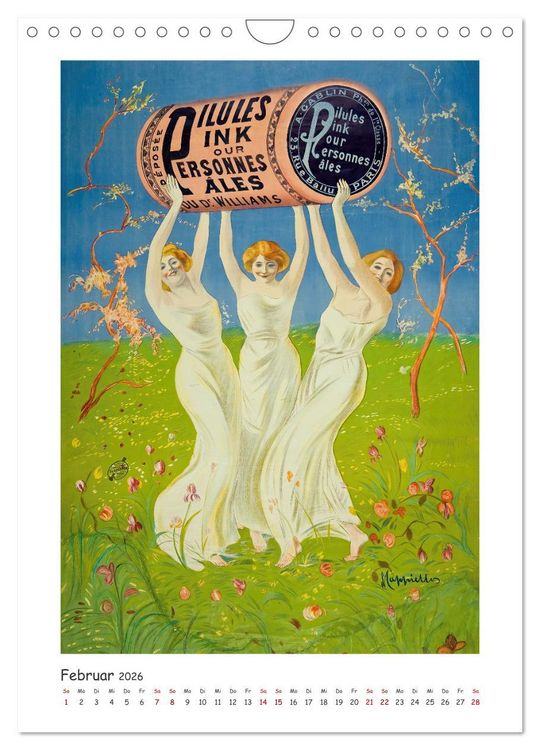Produktbild: Leonetto Cappiello - Das goldene Zeitalter der Werbekunst (Wandkalender 2026 DIN A4 hoch), CALVENDO Monatskalender