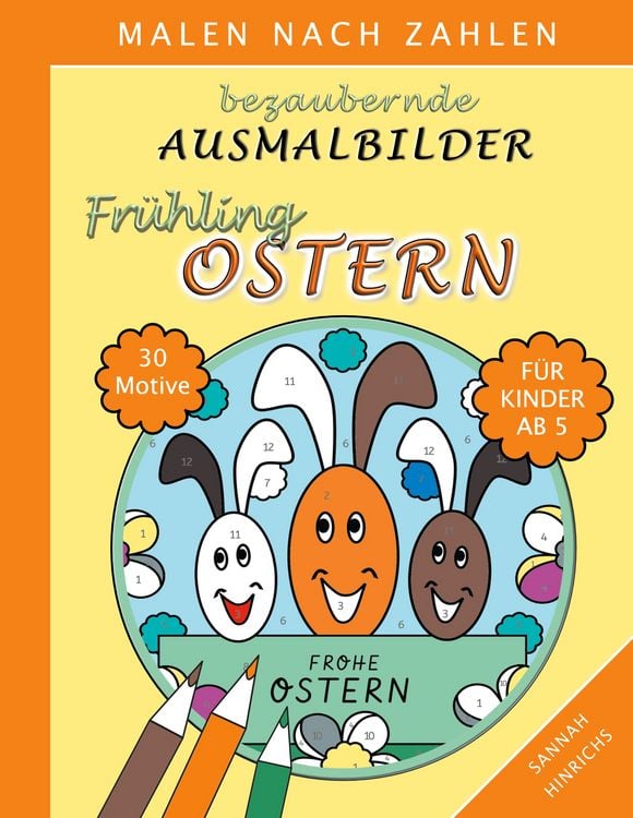 Produktbild: Bezaubernde Ausmalbilder Malen nach Zahlen - Fr&uuml;hling-Ostern