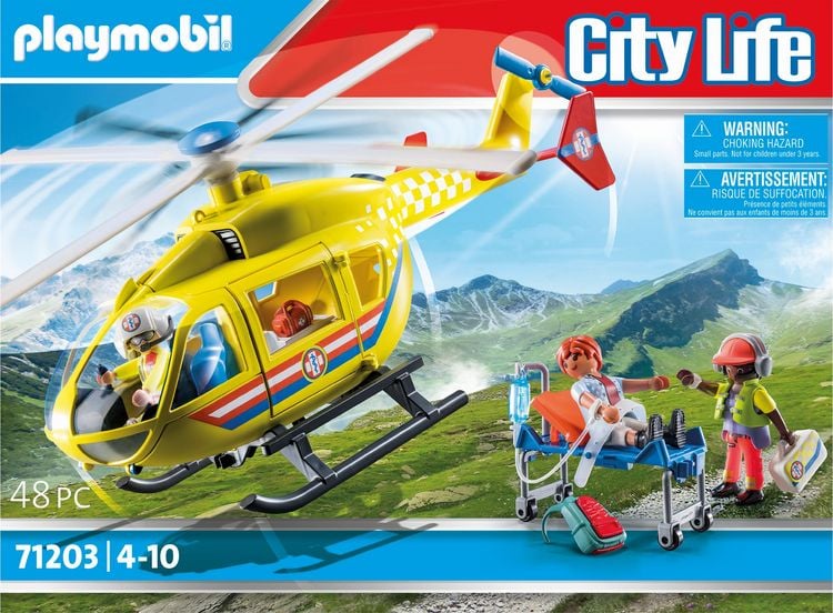 Produktbild: PLAYMOBIL&reg; City Life 71203 Rettungshelikopter