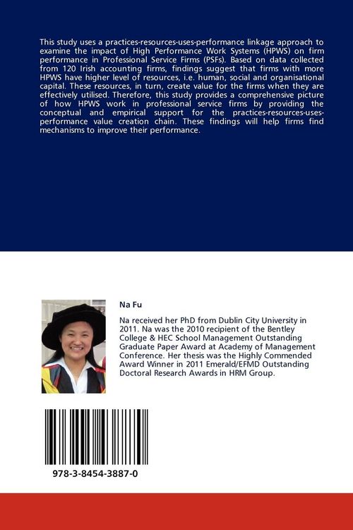 Produktbild: High Performance Work Systems in Professional Service Firms