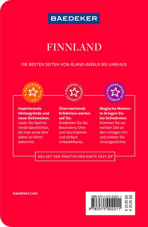 Produktbild: Baedeker Reiseführer Finnland