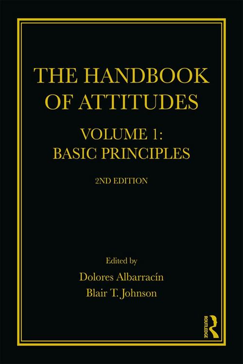 Produktbild: The Handbook of Attitudes, Volume 1: Basic Principles