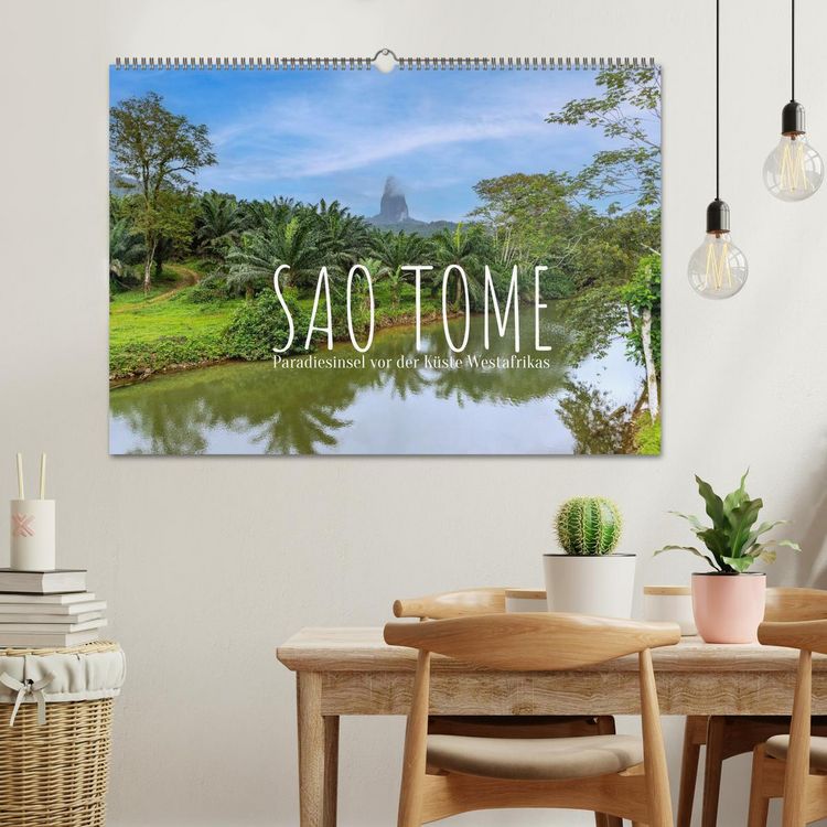 Produktbild: Sao Tome. Paradiesinsel vor der K&uuml;ste Westafrikas (Wandkalender 2026 DIN A2 quer), CALVENDO Monatskalender