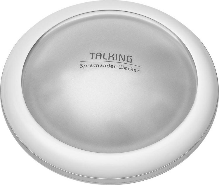 Produktbild: TFA Dostmann 60.2565.54 Funk Wecker Silber Alarmzeiten 1