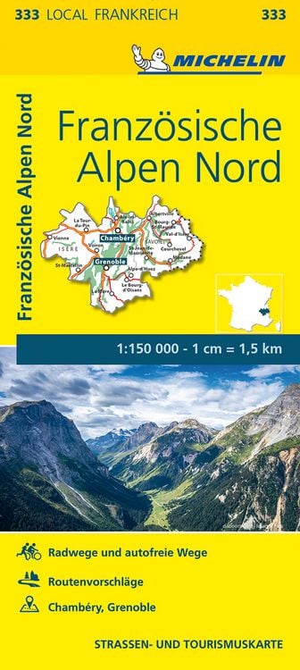 Produktbild: Michelin Franz&ouml;sische Alpen Nord