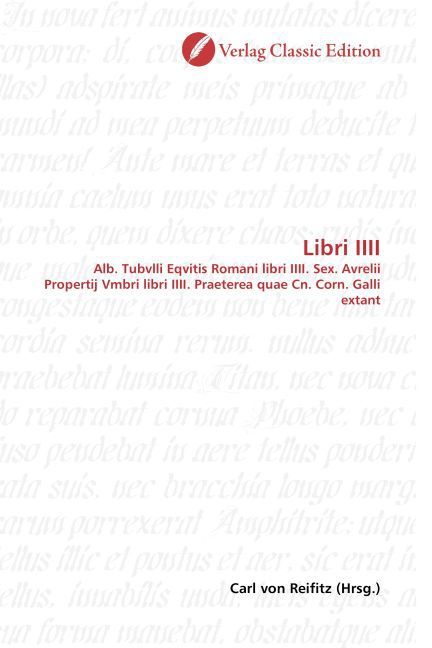 Produktbild: Libri Iiii