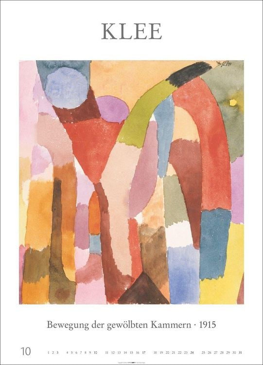 Produktbild: Poster Art Kalender 2027 - Monet Van Gogh Matisse Klee