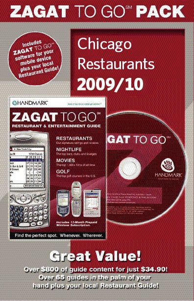Produktbild: Zagat To Go Chic-09-10-W/cdrom