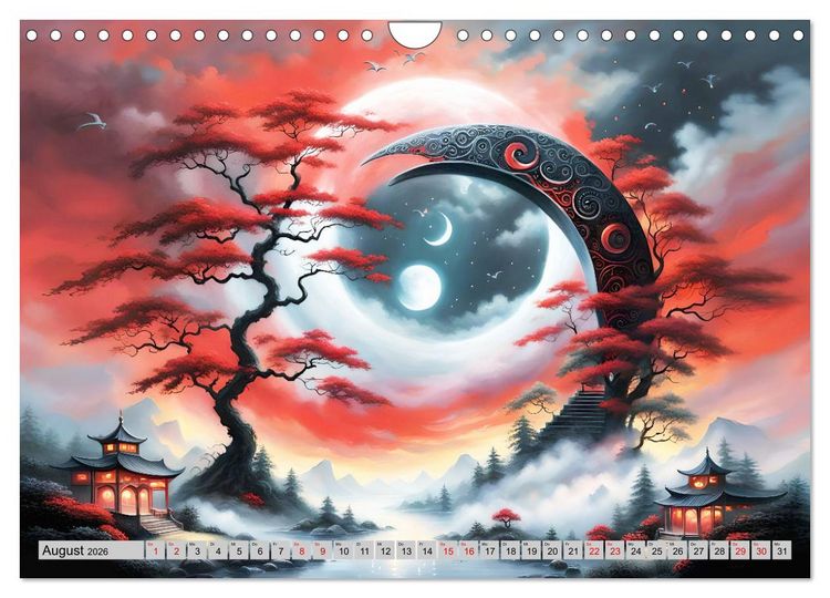Produktbild: Mondsichelzauber Eine Reise durch die Natur (Wandkalender 2026 DIN A4 quer), CALVENDO Monatskalender